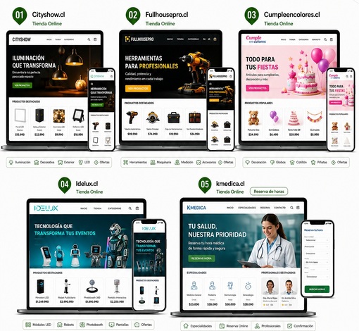 Diseño tienda online ecommerce Chile